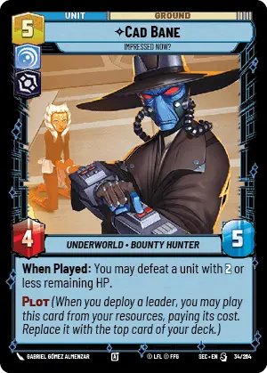Star Wars: Unlimited Secrets of Power Booster Display