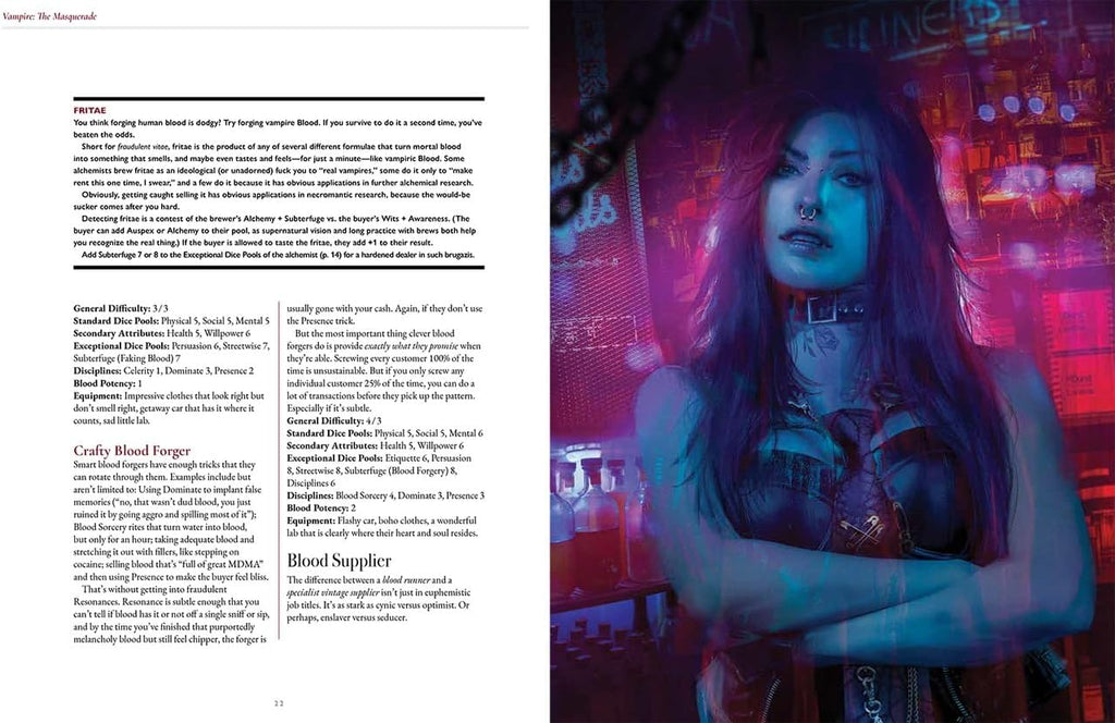 Vampire The Masquerade RPG: 5th Edition Blood Sigils Sourcebook | Role Playing Game