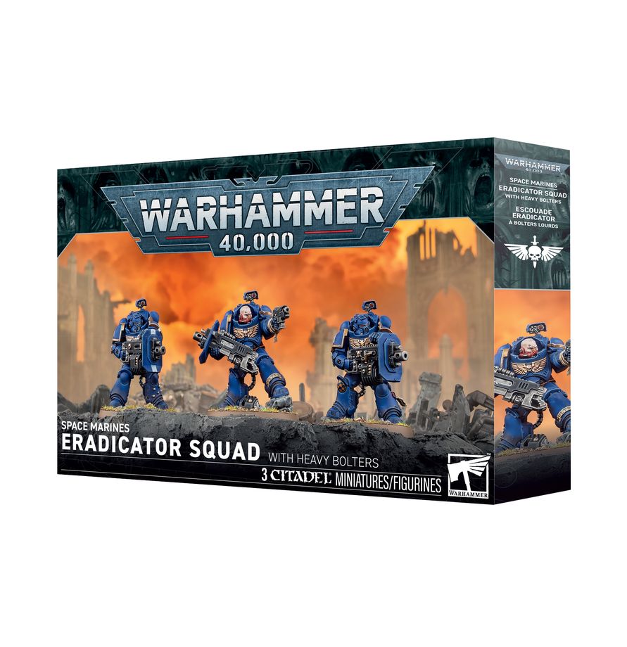 Space Marine: Eradicator Squad With Heavy Bolters