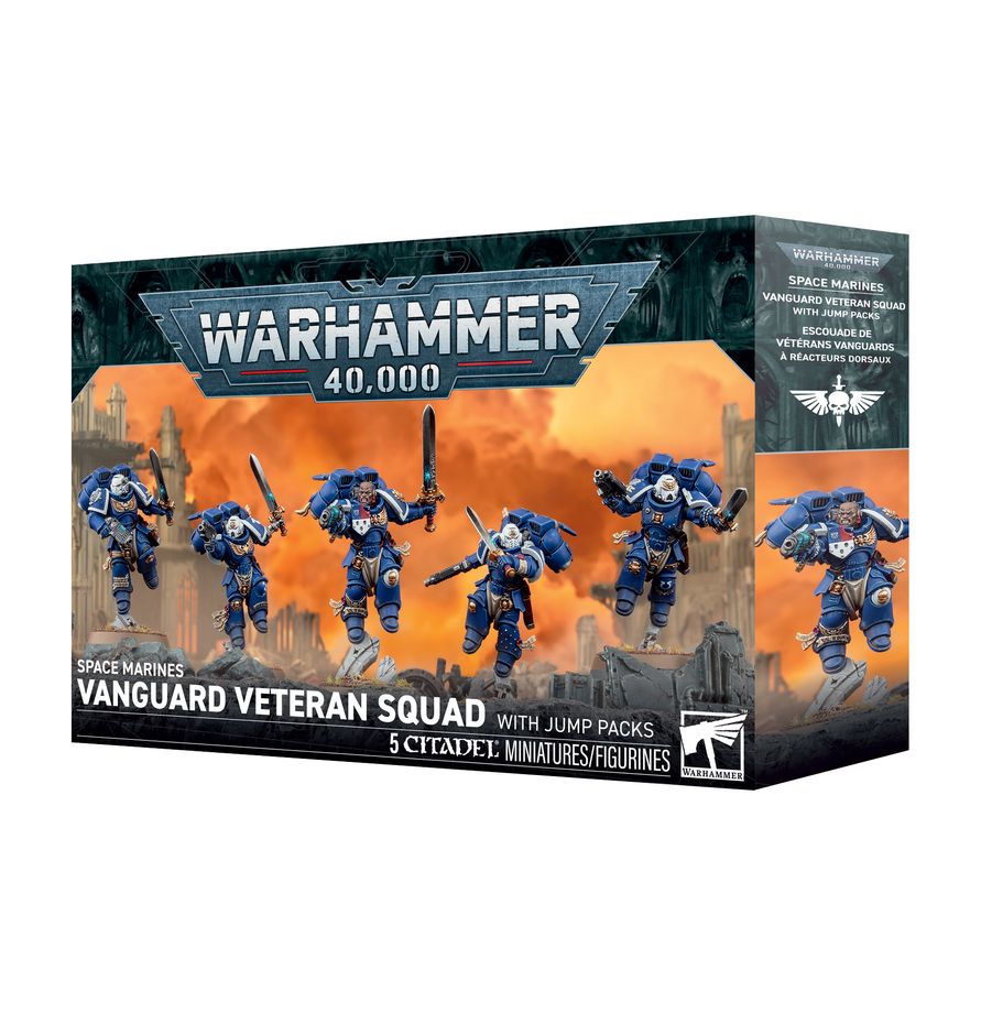 Space Marine: VANGUARD VETERAN SQUAD W/JUMP PACKS