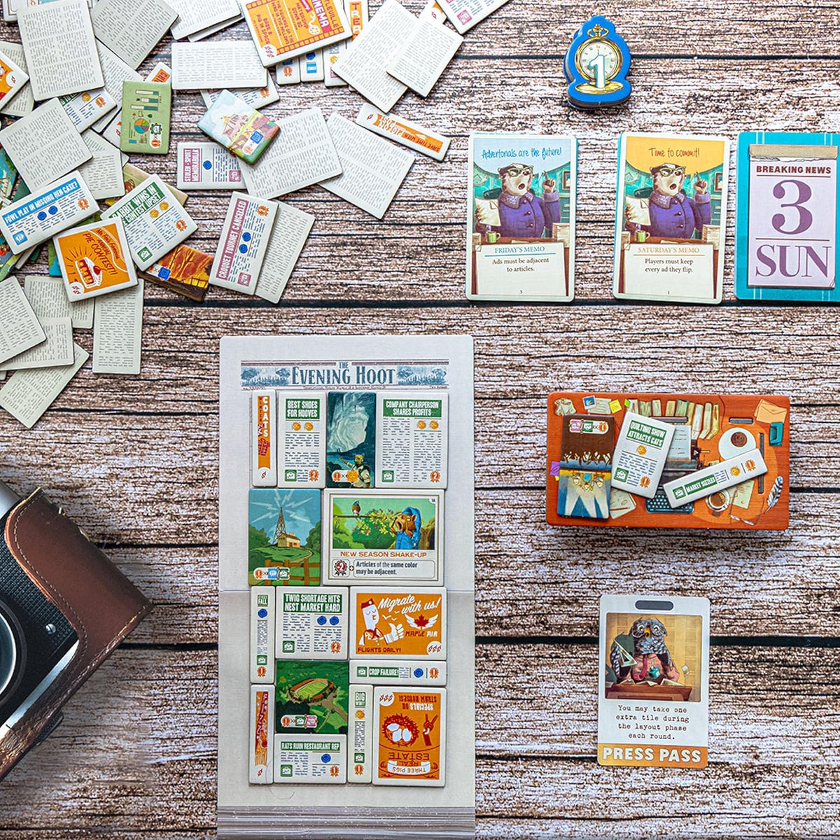 Fit to Print Board Game: Kickstarter Edition