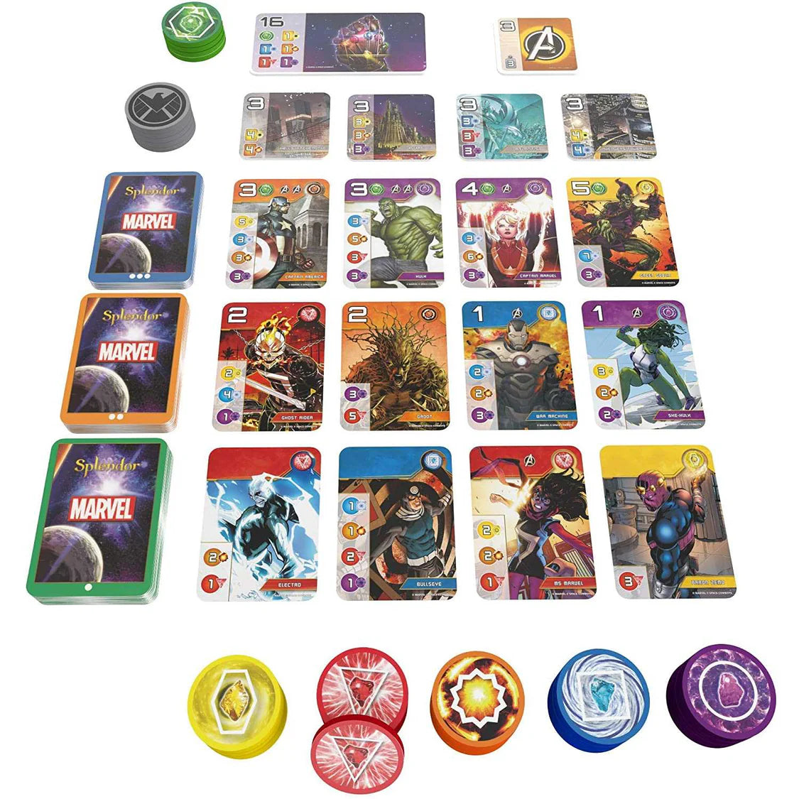 Splendor: Marvel | Board Game