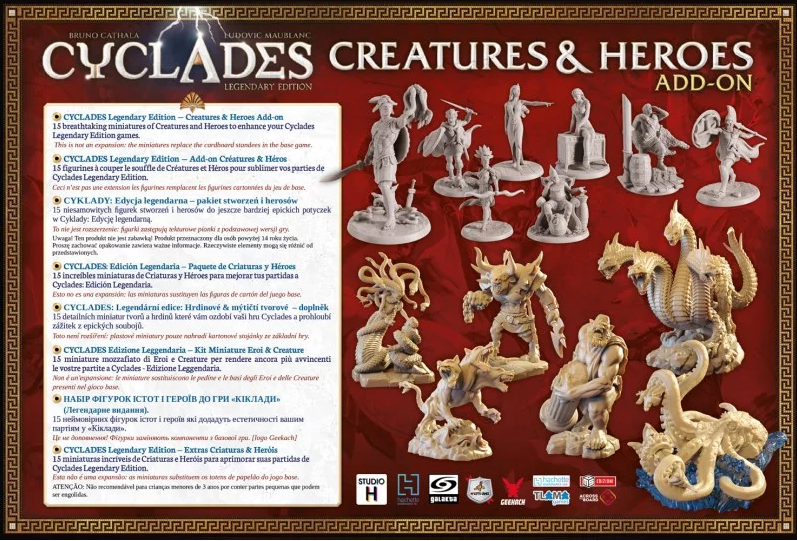 Cyclades: Creatures & Heroes | Expansion