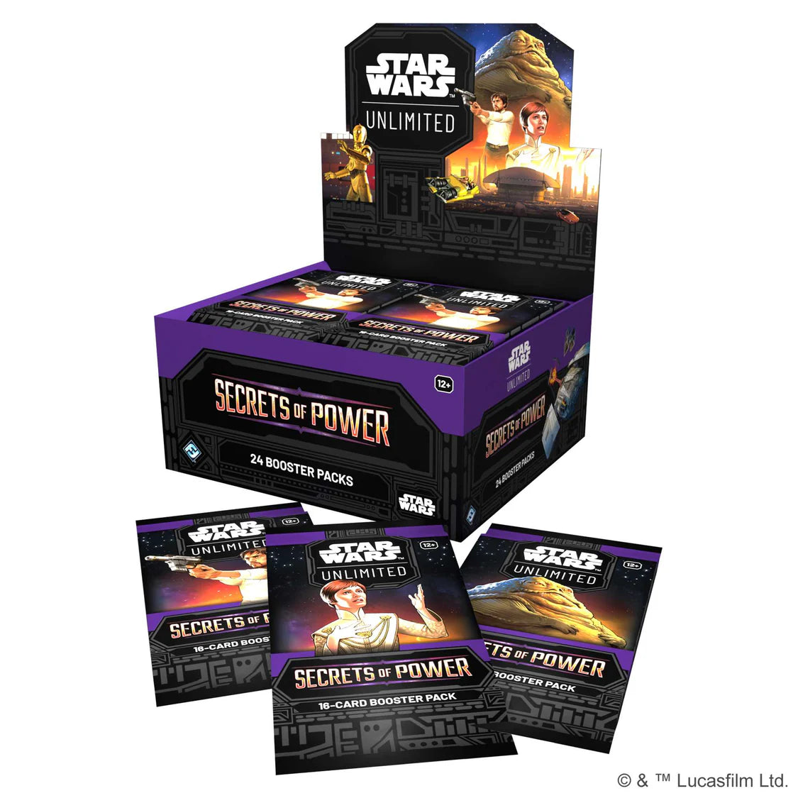 Star Wars: Unlimited Secrets of Power Booster Display