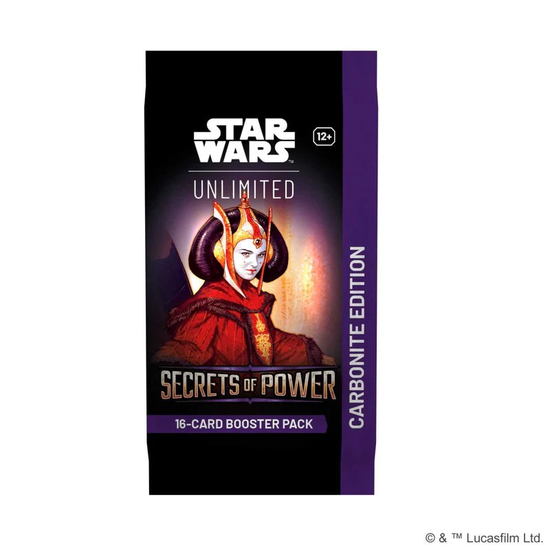 Star Wars: Unlimited Secrets of Power Carbonite Booster Display