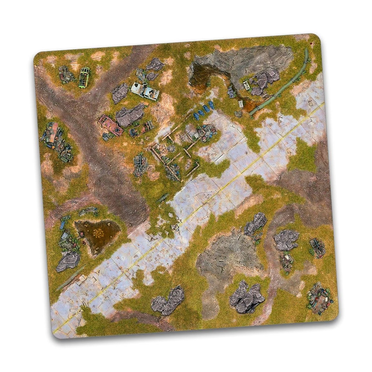 Lost Highway: Gaming Mat 4ft x 4ft - Kraken Wargames
