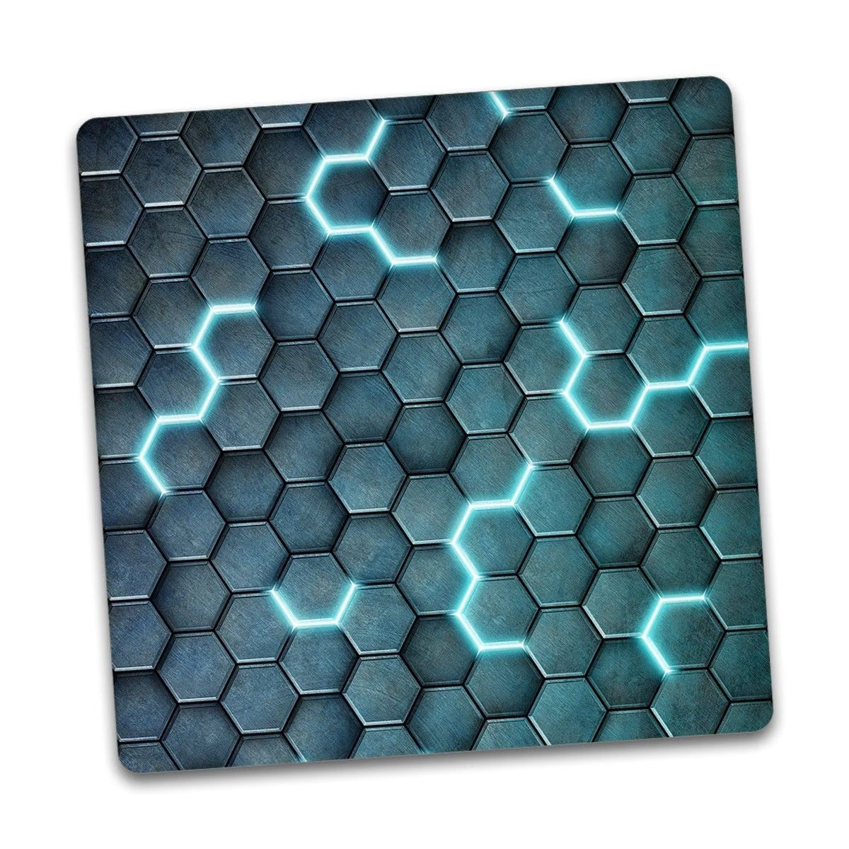 Blue Hexx: Gaming Mat 4ft x 4ft - Kraken Wargames