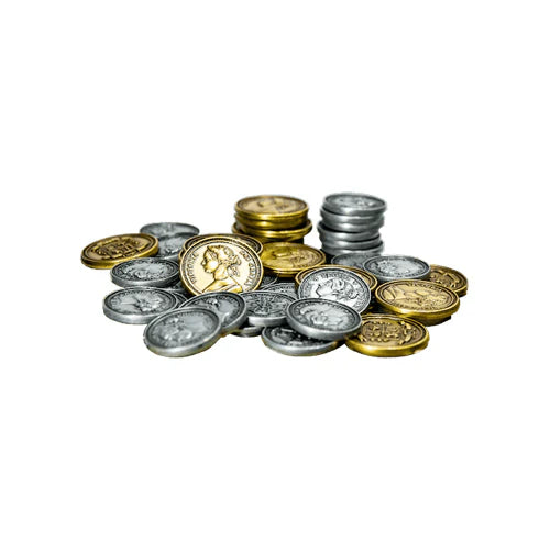 Obsession: 2nd Edition Metal Coins | Board Game Expansion