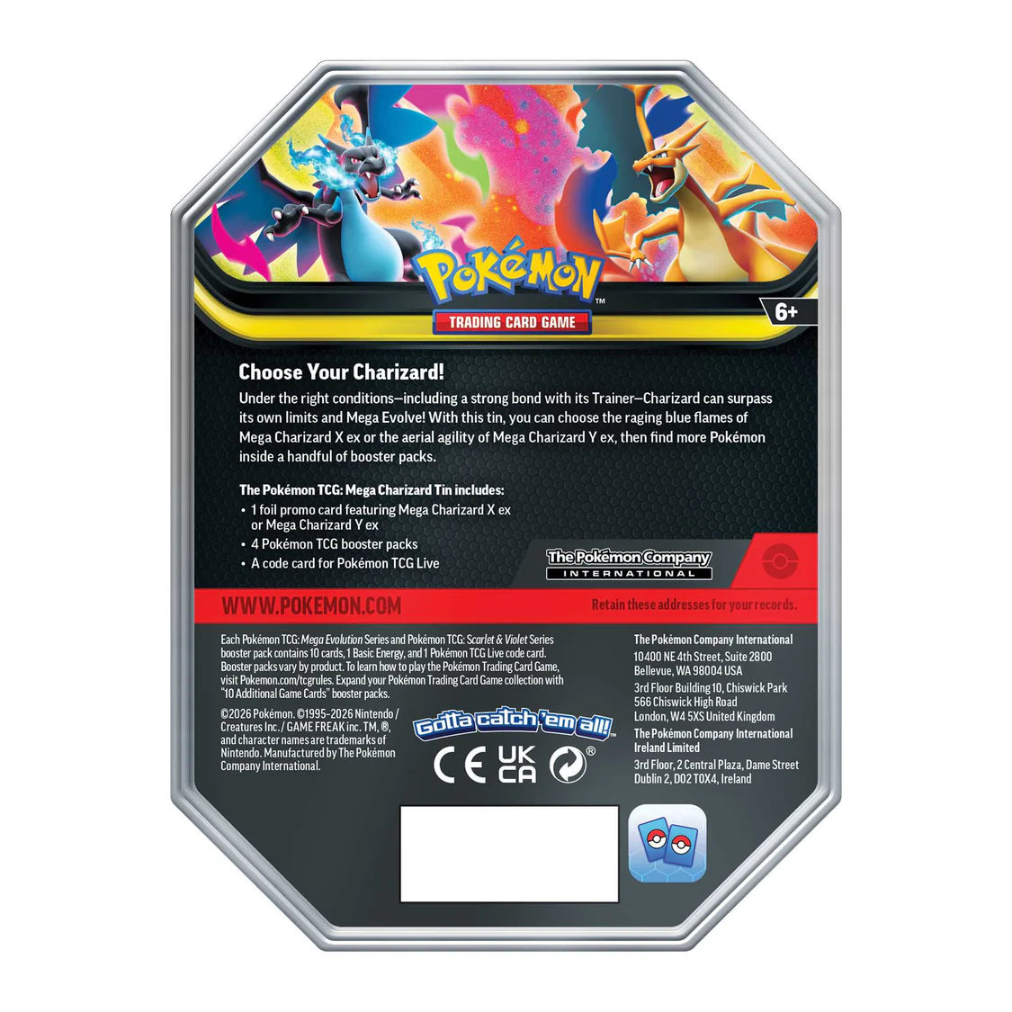 Pokémon TCG: Mega Charizard ex Tin Y Variant
