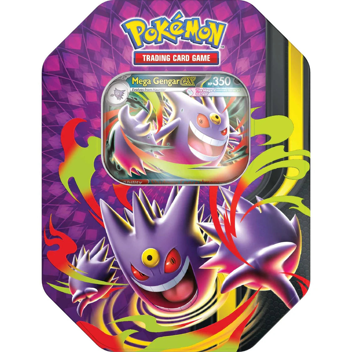 Pokemon TCG: Mega Moonlit Tin - Mega Gengar EX