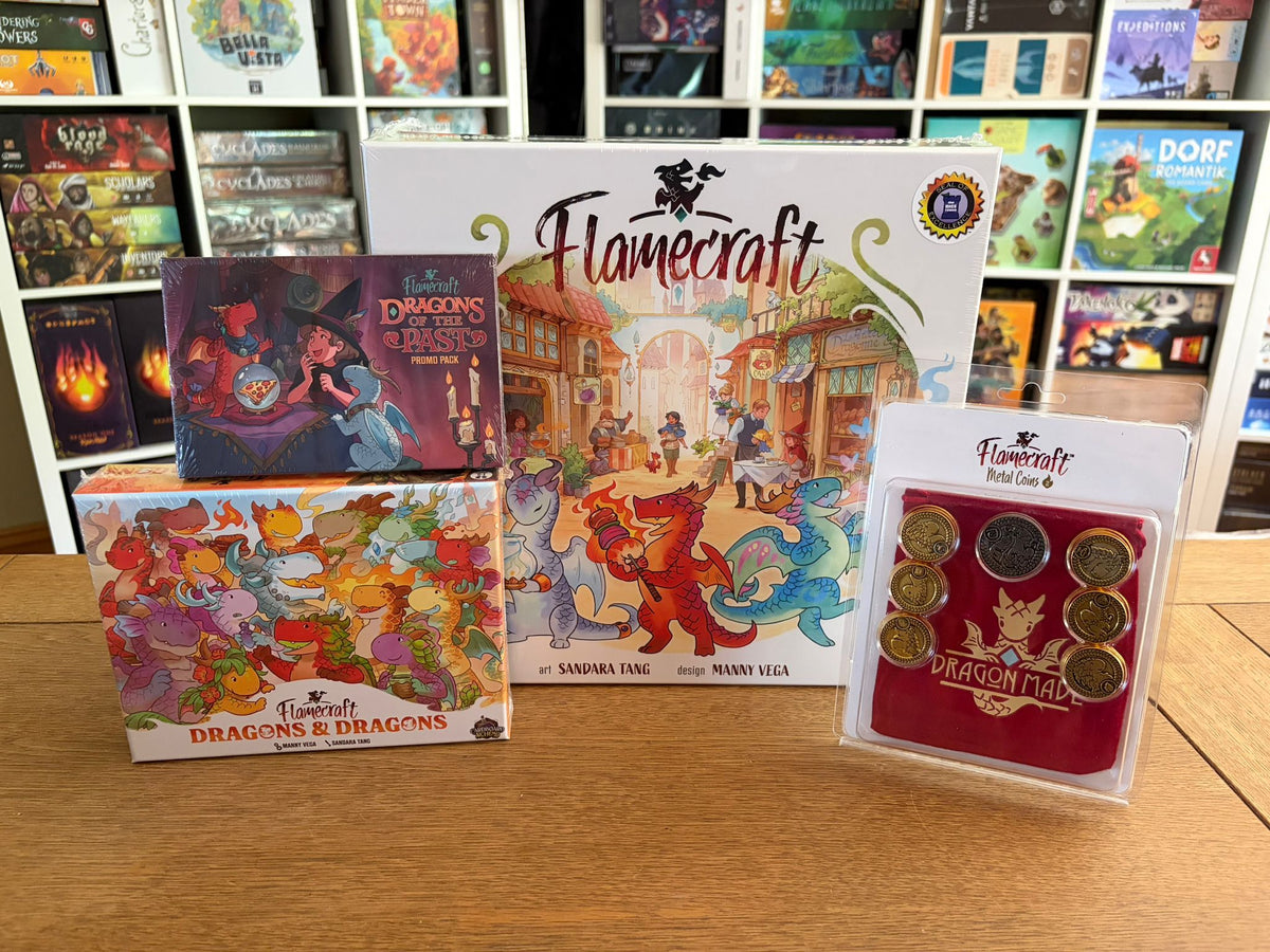 Flamecraft Bundle - Includes Dragons & Dragons, Dragons of the Past and Metal Coins