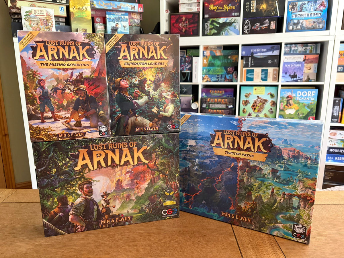 Lost Ruins Of Arnak Bundle - Includes Expedition Leaders, The Missing Expedition and Twisted Paths Expansions