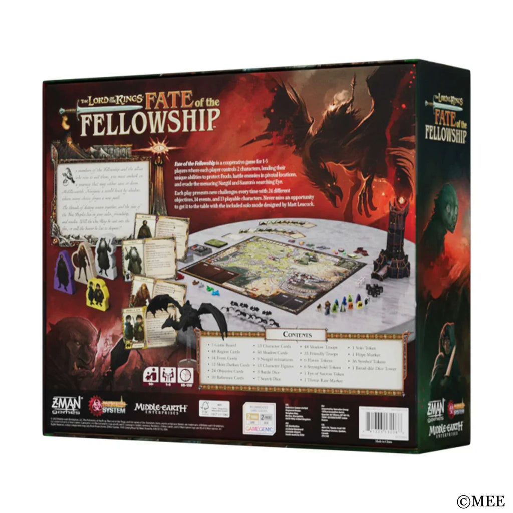 The Lord of The Rings: Fate of The Fellowship | Board Game